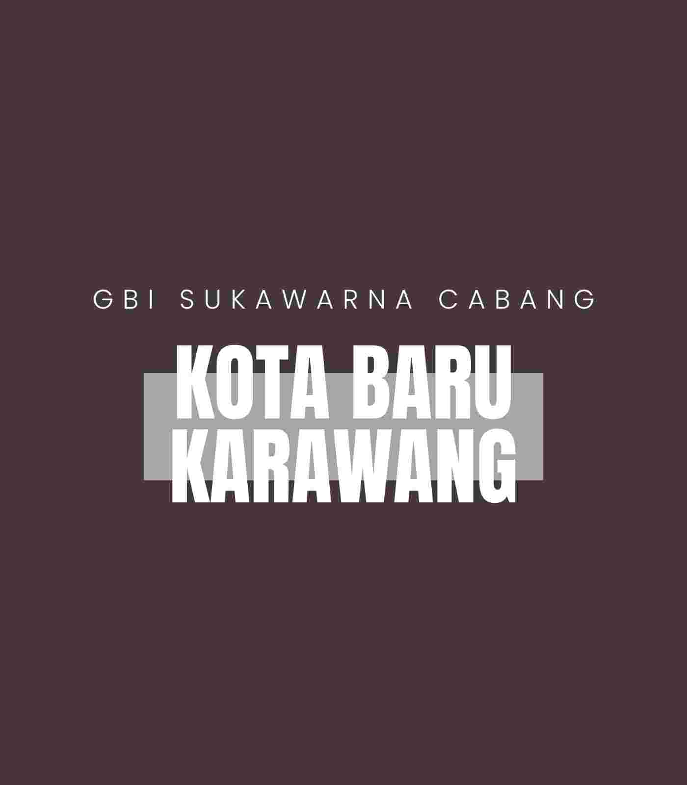 KOTA BARU KARAWANG Schedule